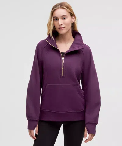 Lululemon Scuba Oversized Funnel-neck Half Zip Long