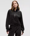 Lululemon Scuba Oversized Funnel-neck Half Zip Velvet