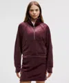 Lululemon Scuba Oversized Funnel-neck Half Zip Velvet