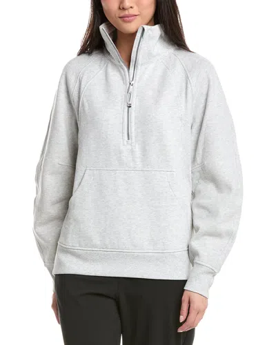Lululemon Scuba Oversized Cotton-blend Jersey Hoodie In Gray