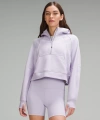 Lululemon Scuba Oversized Half-zip Hoodie In Purple