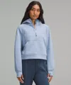Lululemon Scuba Oversized Half-zip Hoodie In Blue