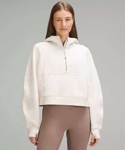 Lululemon Scuba Oversized Half-zip Hoodie In Neutral