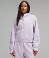 Lululemon Scuba Oversized Half-zip Hoodie In Purple