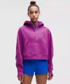 Lululemon Scuba Oversized Half-zip Hoodie In Purple