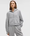 Lululemon Scuba Oversized Half-zip Hoodie In Gray