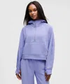 Lululemon Scuba Oversized Half-zip Hoodie In Purple