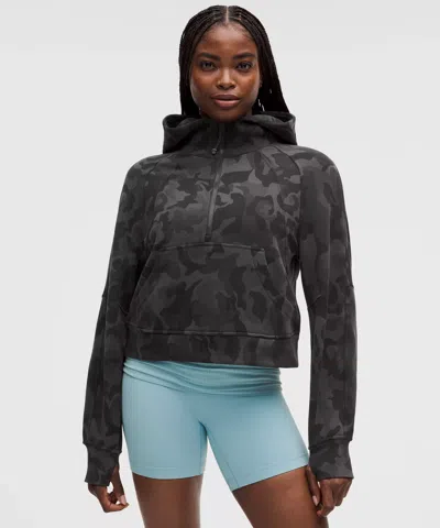 Lululemon Scuba Oversized Half-zip Hoodie In Gray