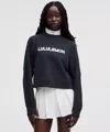 Lululemon Scuba Oversized Pullover Wordmark In Multi
