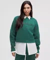 Lululemon Scuba Oversized Pullover Wordmark In Green