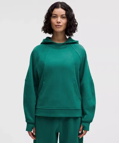 Lululemon Scuba Oversized Side-slit Hoodie In Green