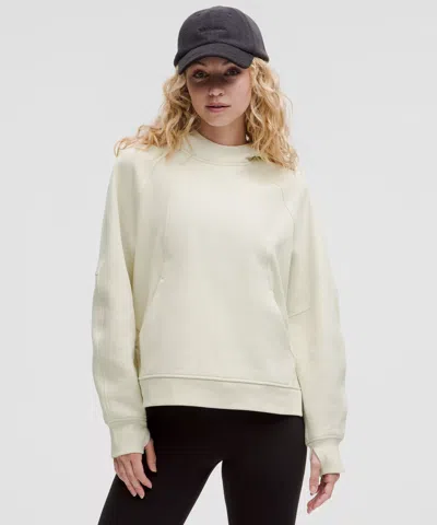 Lululemon Scuba Oversized Side-slit Hoodie In Neutral