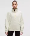 Lululemon Scuba Tumbled Fleece Funnel-neck Half Zip