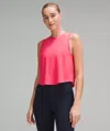 Lululemon Sculpt Cropped Tank Top In Pink