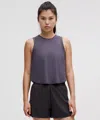 Lululemon Sculpt Cropped Tank Top In Purple