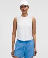 Lululemon Sculpt Cropped Tank Top Lace Trim