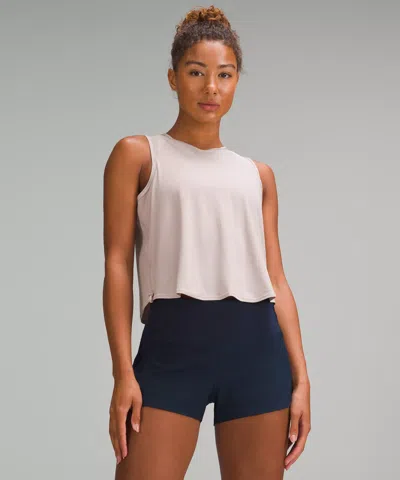 Lululemon Sculpt Cropped Tank Top In Pink