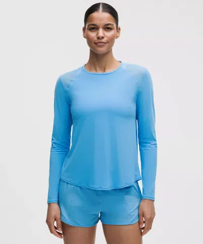 Lululemon Sculpt Long-sleeve Shirt In Blue