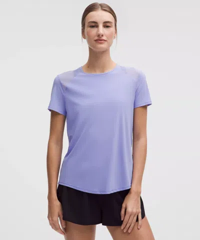 Lululemon Sculpt Short-sleeve Shirt In Blue
