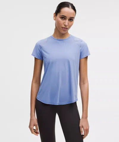 Lululemon Sculpt Short-sleeve Shirt In Blue
