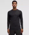 Lululemon Metal Vent Tech 2.5 Stretch-mesh T-shirt In Deep Coal/black