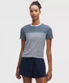 Lululemon Seamless Classic-fit Mariner Stripe T-shirt