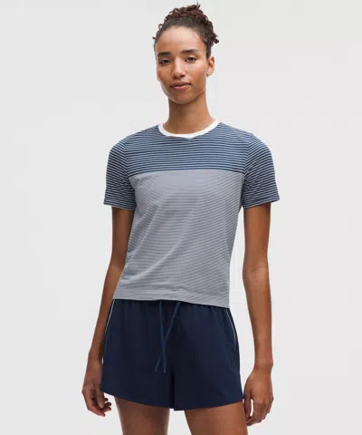 Lululemon Seamless Classic-fit Mariner Stripe T-shirt