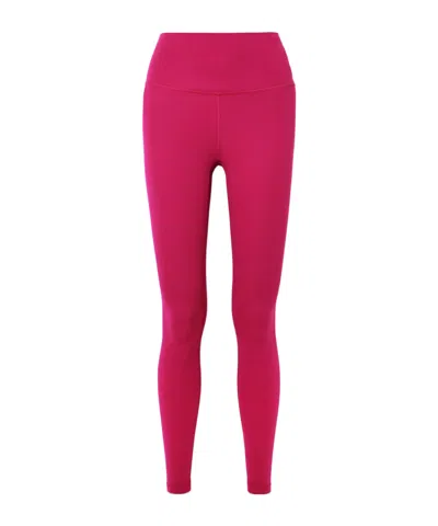 Lululemon Seamless Tight Yoga Leggings In Red