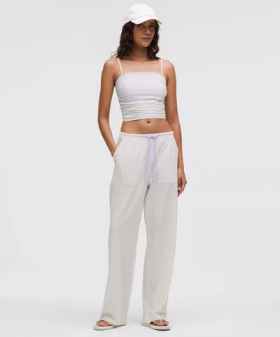 Lululemon Seersucker Check Mid-rise Pull-on Pant