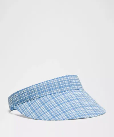 Lululemon Seersucker Check Removable Sweatband Visor