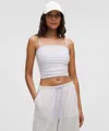 Lululemon Seersucker Check Strappy Tank Top