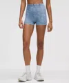 Lululemon Set Of The Month: Denim Dreams Everlux Denim-print Shorts 3"