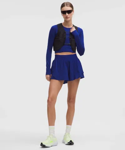 Lululemon Shake It Out High-rise Running Short 2.5" In Blue