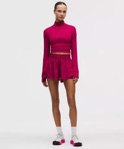 Lululemon Shake It Out High-rise Running Short 2.5" In Pink