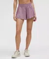 Lululemon Shake It Out High-rise Running Shorts 2.5" In Pink