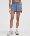 Lululemon Shake It Out High-rise Running Shorts 2.5" In Blue