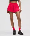 Lululemon Shake It Out High-rise Running Shorts 2.5" In Red