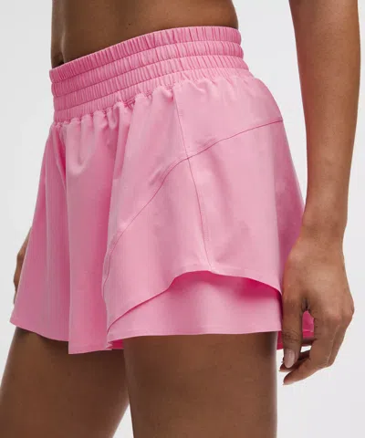 Lululemon Shake It Out High-rise Running Short 2.5" In Pink