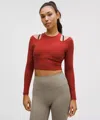 Lululemon Shoulder Cut-out Yoga Long-sleeve Shirt
