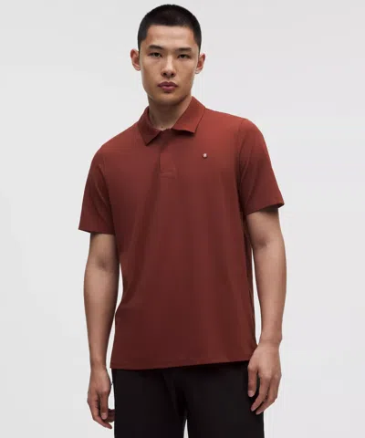 Lululemon Showzero Classic-fit Polo Shirt In Brown