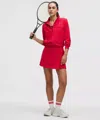 Lululemon Side-pleat High-rise Tennis Skirt In Red