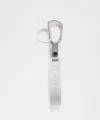 Lululemon Silicone Keychain In Metallic
