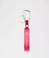 Lululemon Silicone Keychain