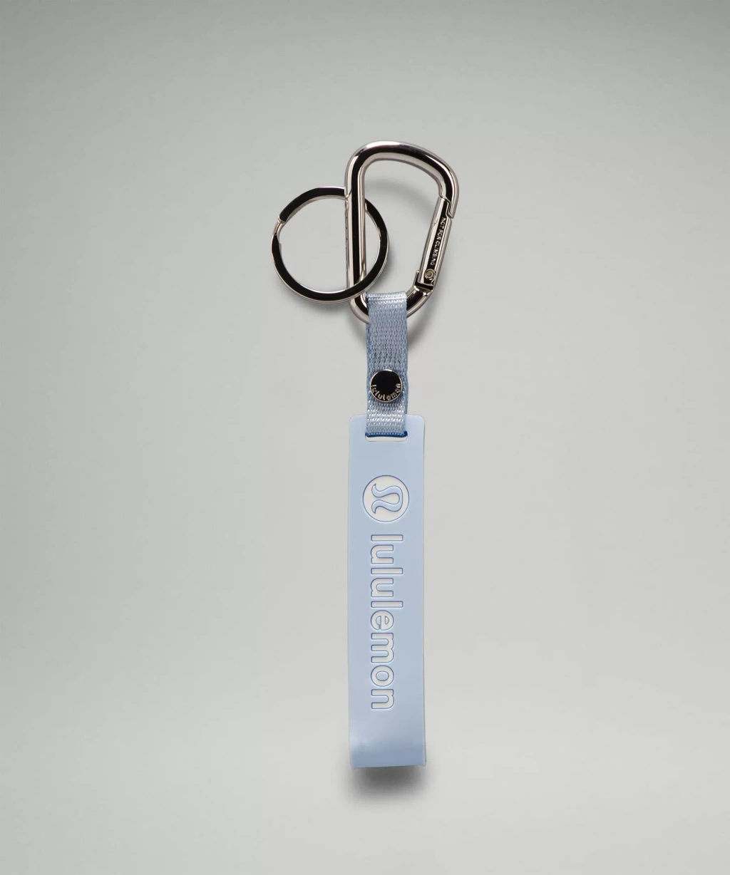Lululemon Silicone Keychain In Blue | ModeSens
