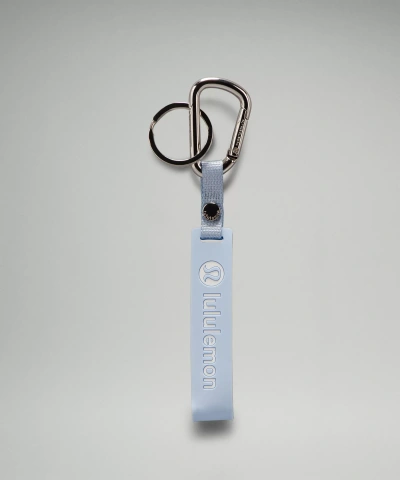 Lululemon Silicone Keychain In Blue