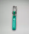 Lululemon Silicone Keychain In Green