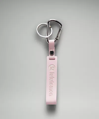 Lululemon Silicone Keychain In Pink