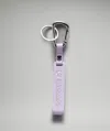 Lululemon Silicone Keychain In Purple