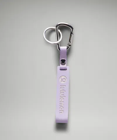 Lululemon Silicone Keychain In Purple