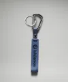 Lululemon Silicone Keychain In Blue